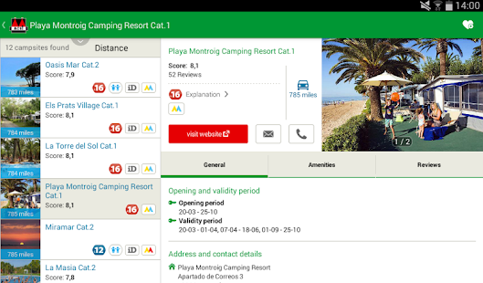ACSI Campsites Europe Screenshots 8