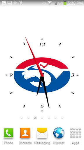 Western Bulldogs Analog Clock