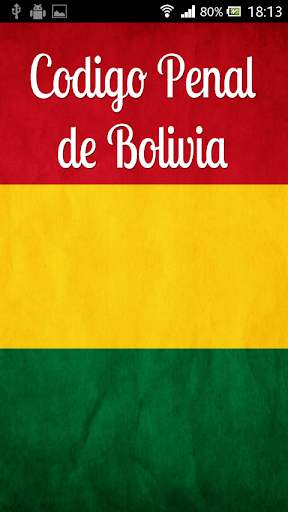 Código Penal Bolivia