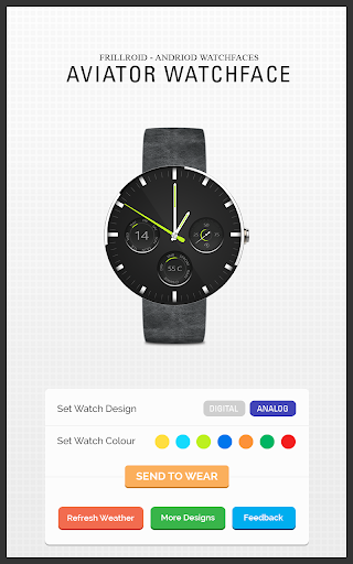 Dual Aviator Watch Face