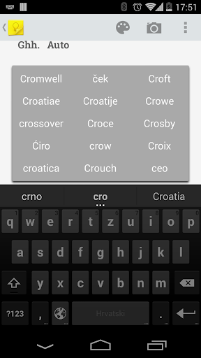 Croatian Dict for KK Keyboard