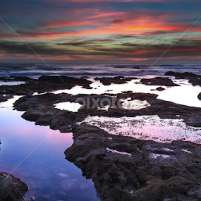 Dark rocks  by Rémi Ferreira Nadais - Landscapes Sunsets & Sunrises