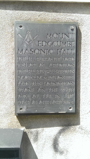 Masonic Hall Plaque
