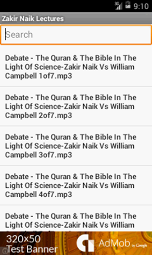 Zakir Naik Bayans Lectures mp3