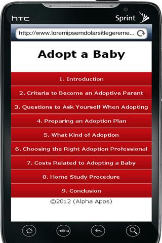 Adopt a Baby