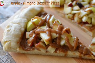 Apple Almond Dessert Pizza