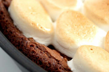 S'mores Chocolate & Salted Caramel Brownie