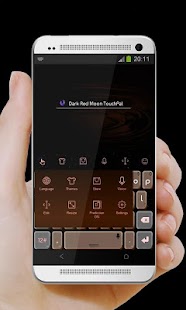 Dark Red Moon TouchPal Theme Screenshots 7