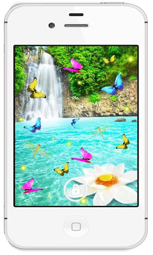 Waterfalls HD live wallpaper