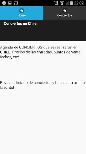 Conciertos en Chile
