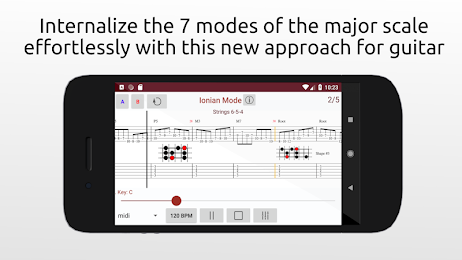 iGuitar - Major Scale Modes 1