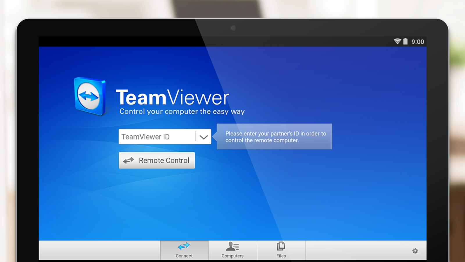 TeamViewer for Remote Control - screenshot