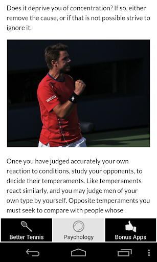 【免費運動App】Playing Tennis Psychology-APP點子