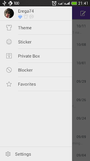 Go SMS Pro Lollipop Theme