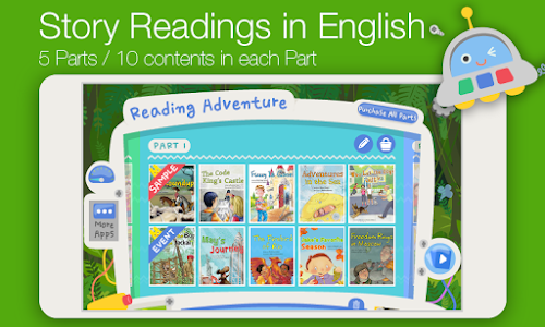 Android application English Reading Adventure 4 screenshort