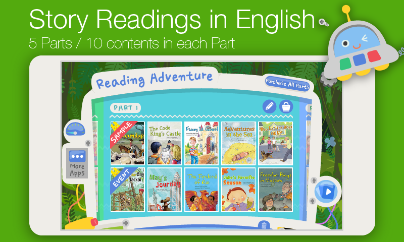English Reading Adventure 4 Screen 1