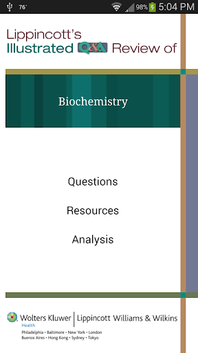 Biochemistry Lippincott's Q A
