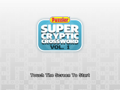 Puzzler Super Cryptic Xword 1