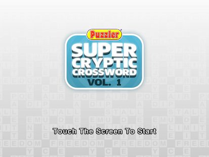 Puzzler Super Cryptic Xword 1