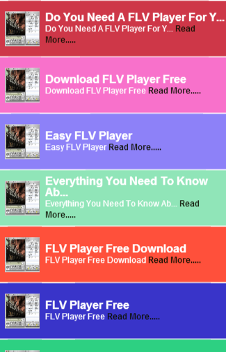 FLV Player Tip