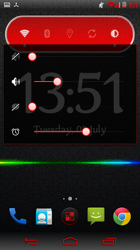 BlackRedWhite Theme CM11