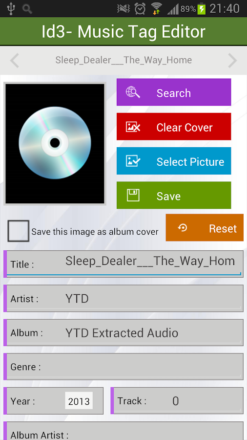 MUSIC TAG EDIT MP3 ID3 FIX pro - screenshot