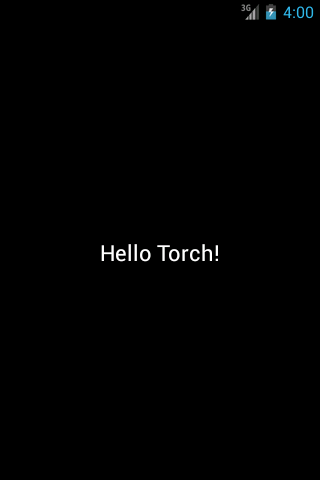 Hello Torch