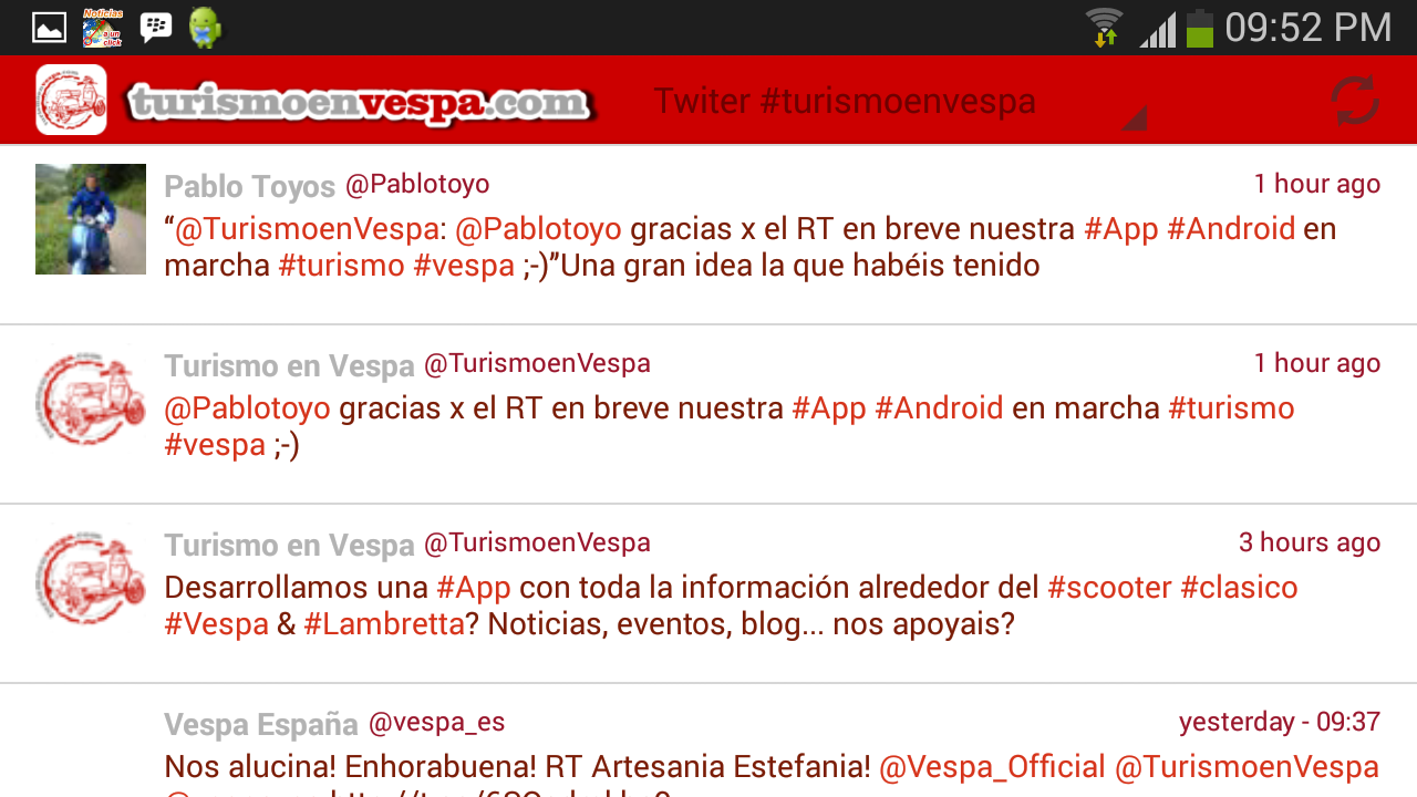 Turismo En Vespa Apl Android Di Google Play