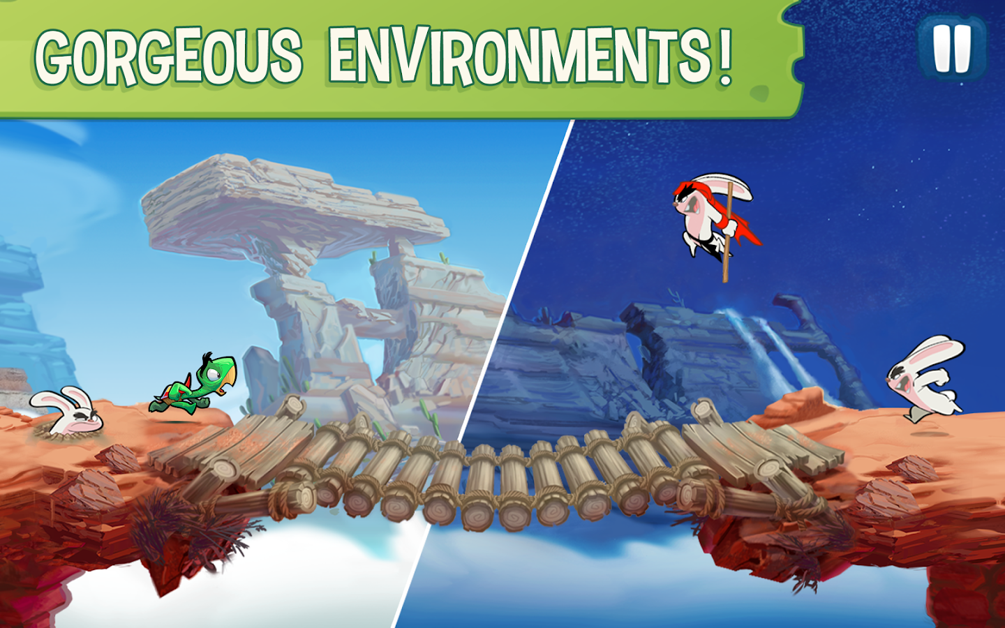  #Android   Run Sheldon, ottimo runner game in stile Rayman Jungle Run!