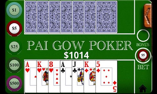 Android application Pai Gow Poker screenshort