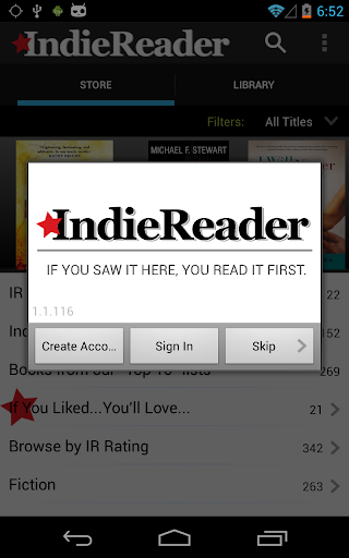 The IndieReader Bookstore