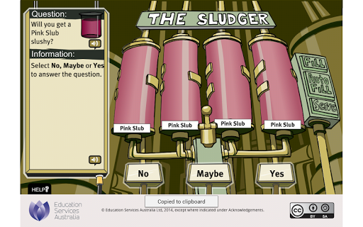 The slushy sludger: questions