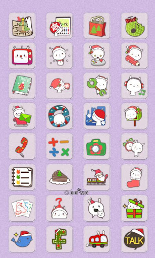 CUKI Theme Cute Santa Icons