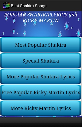 【免費音樂App】Shakira Songs-APP點子