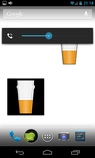 Beer Battery Widget