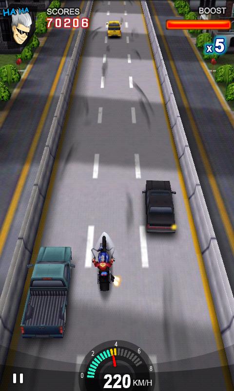 Android application Racing Moto screenshort