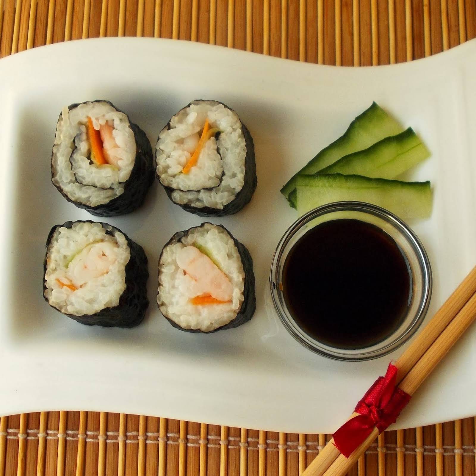Shrimp Sushi Recipe | Yummly