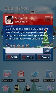 Free GO SMS Pro Merry Christmas The APK for Android