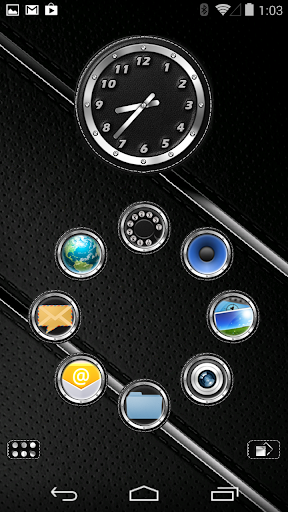 Smart Launcher Theme Leather