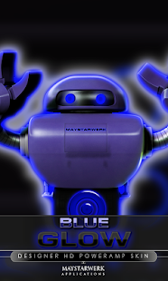 How to download poweramp skin glow blue 3.02 apk for pc