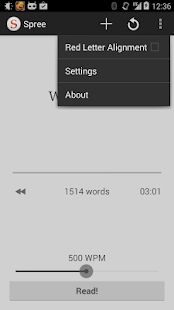 Spree - Speed Reader - screenshot thumbnail