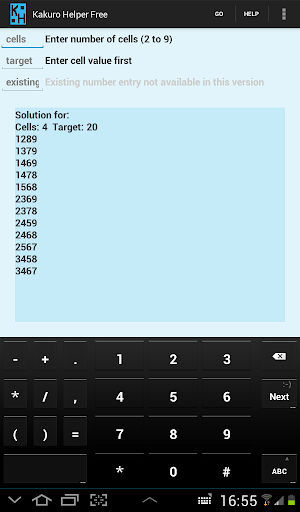 Kakuro Helper Free
