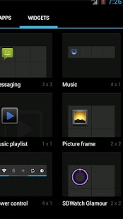 SDWATCH Glamour ClockWidget HD Screenshots 1