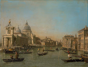 RIJKS: Canaletto: Entrance to the Grand Canal near the Punta della Dogana and Santa Maria della Salute 1745