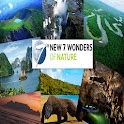 New 7 wonders of nature logo