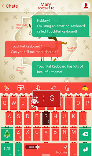 免費下載生活APP|TouchPal Christmas Gift Theme app開箱文|APP開箱王