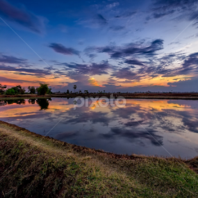 Reflected  by Liquid Lens - Landscapes Sunsets & Sunrises