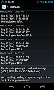 How do you download a tag reader for an Android phone?
