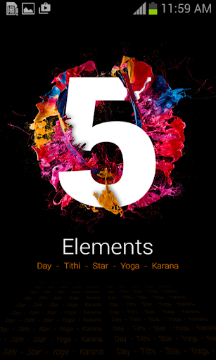 Panchang Five Elements