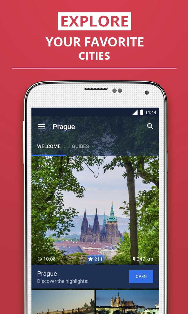 Prague Premium Guide Screen 1